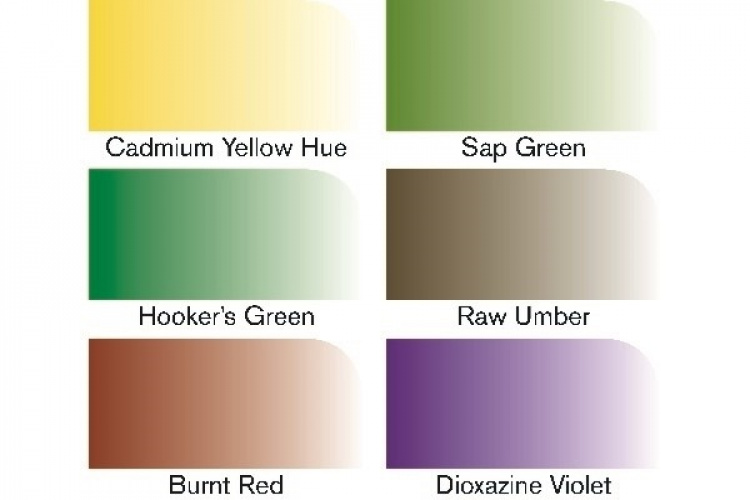 Winsor WaterColour Marker 6-pack, Foliage tones set Winsor WaterColour Marker 6-pack, Foliage tones set