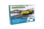 Scalextric 2st Rad 2 lutande kurva 45°