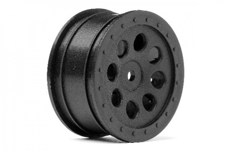 St-8 Wheel Black (0Mm Offset/2Pcs)