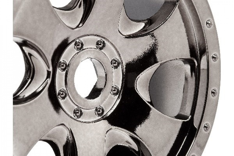 Warlock Wheel Black Chrome (83X56Mm/2Pcs)