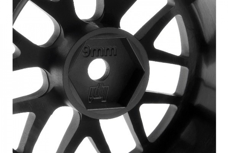 BBS Spoke Wheel 48X31mm Musta (9mm Offset/2kpl)