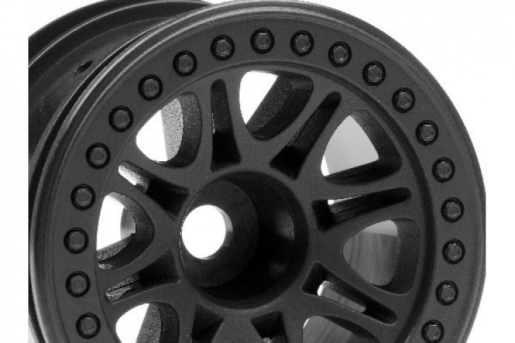 Split 8 Truck Wheel (Black/2Pcs)