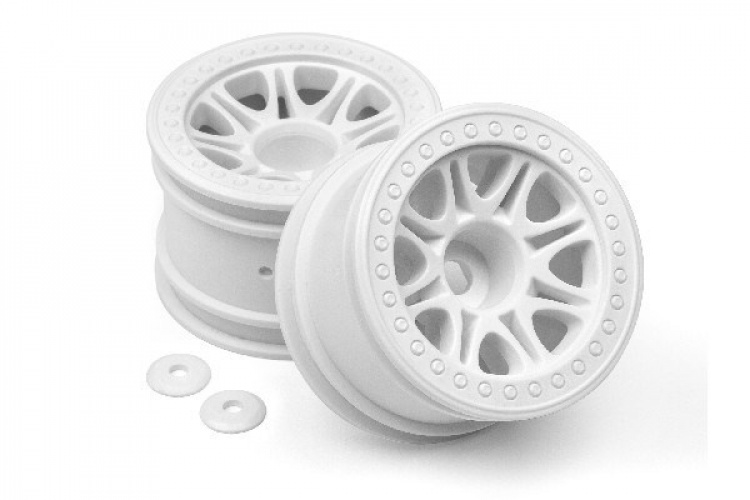 Split 8 Truck Wheel (White/2Pcs)