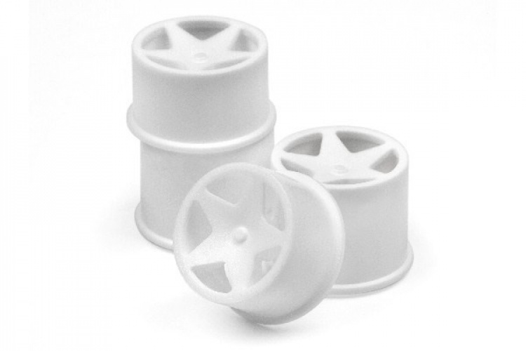 Q32 Super Star Wheel Set F/R White/18X10/18X14 X 4