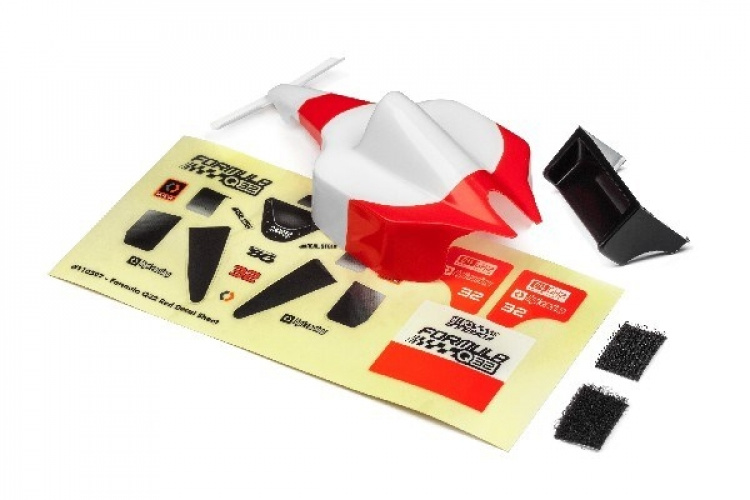 Formula Q32 Body And Wing Set (Red)