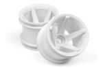 Super Star Mt Wheels Front (White/2.2In/2Pcs)