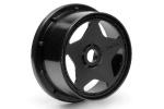 Super Star Wheel Black (120X60Mm/2Pcs)