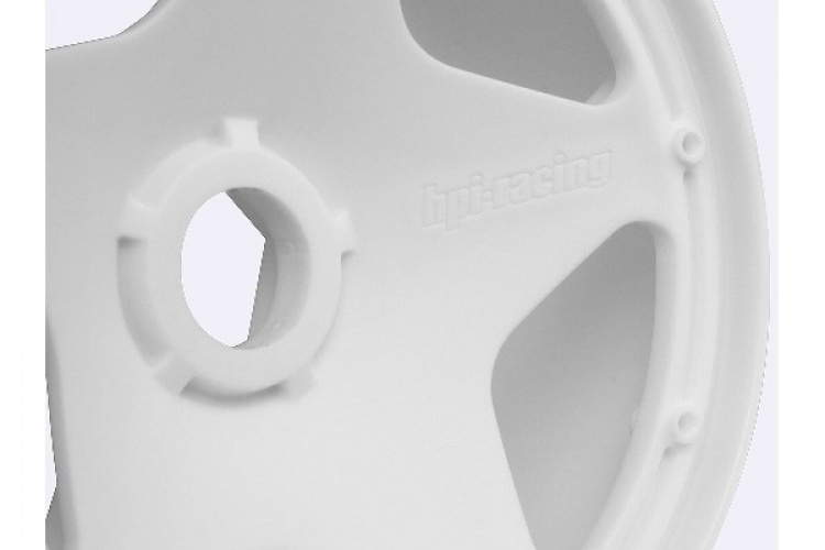 Super Star Wheel White (120X75Mm/2Pcs)