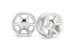GT Wheel Silver (6Mm Offset/2Pcs)