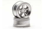 Vintage 5 Spoke Wheel 26Mm Matte Chrome(0Mm Offset