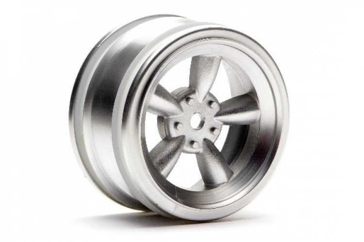 Vintage 5 Spoke Wheel 26Mm Matte Chrome(0Mm Offset