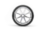 Mounted Phaltline Tire 140X70Mm On Blast Wheel Crm