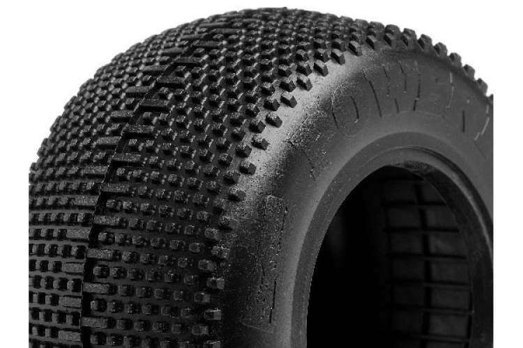 Powerpin 2.2 Inch Mt Tire (White/2Pcs)