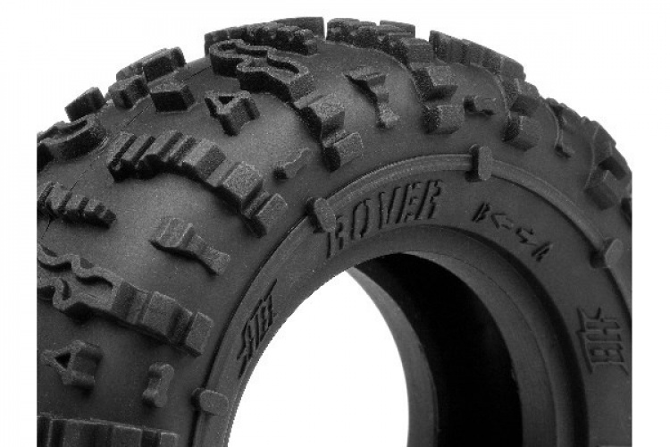 Rover 1.9 Tire (Red/Rock Crawler/2Pcs)