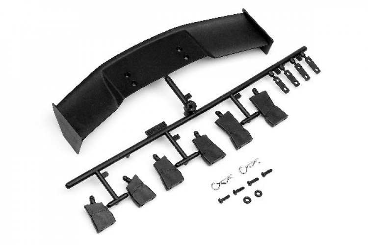 Gt Wing Set (Type D/10Th Scale/Black)