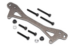 Rear Shock Mount Plate A (Gunmetal/+12Mm)