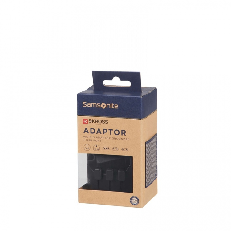 Samsonite Travel Adapter Världsadapter + USB Samsonite Travel Adapter Världsadapter + USB