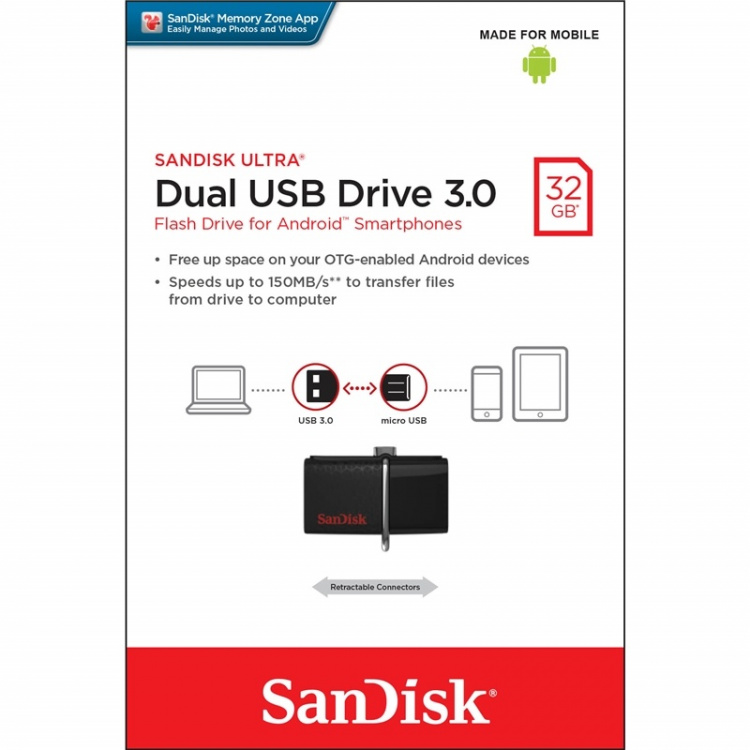 SanDisk USB 130MB/s 32 GB SanDisk USB 130MB/s 32 GB