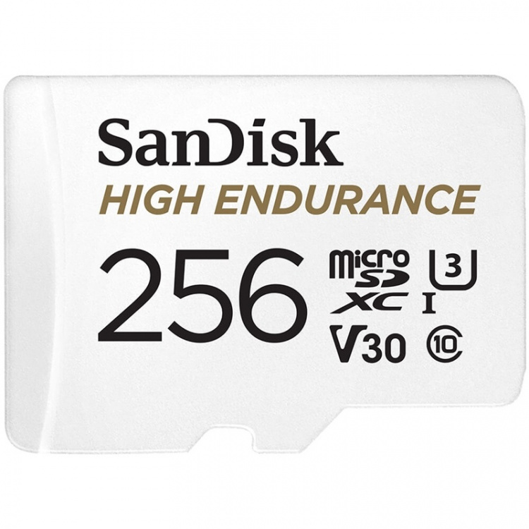 SANDISK Muistikortti MicroSDXC 256GB High Endurance adapterilla