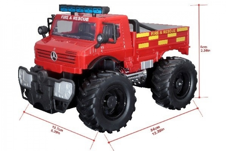 M-B U5000 Unimog (Fire Rescue) R/C 1:16 27Mhz