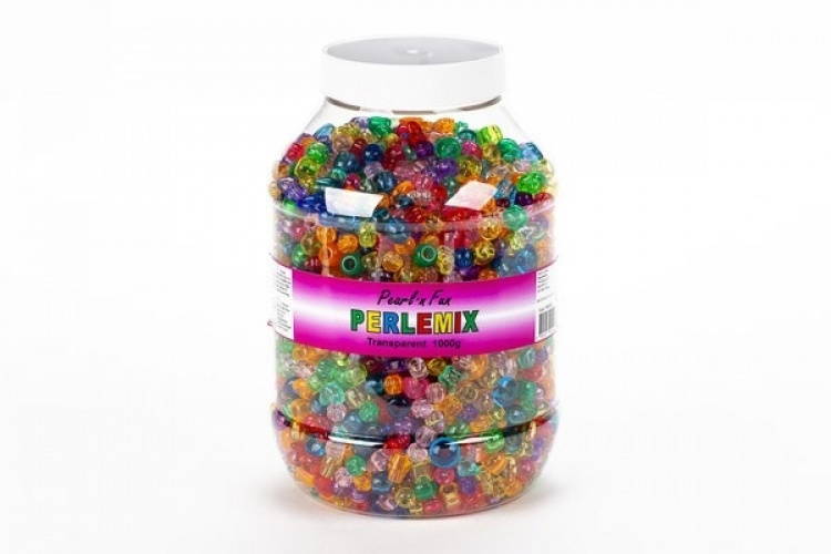 Pearl`n fun Pärlmix transparenta, 1000g