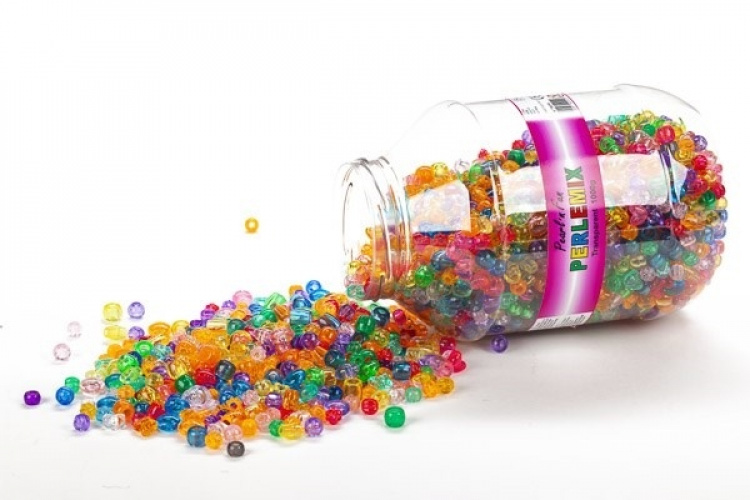Pearl`n fun Pärlmix transparenta, 1000g