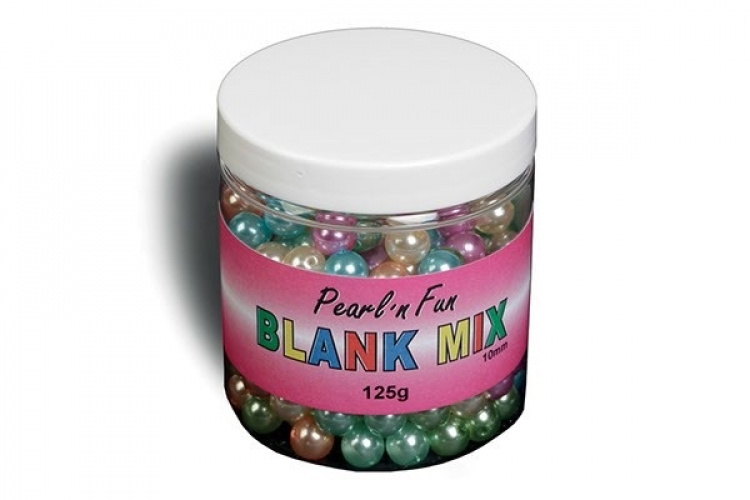 Pearl`n fun Blanka pärlor 10mm blandade färger, 125g