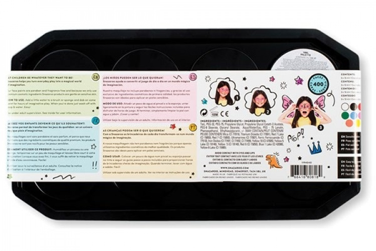 Snazaroo Ansiktsfärg palett 8x18ml