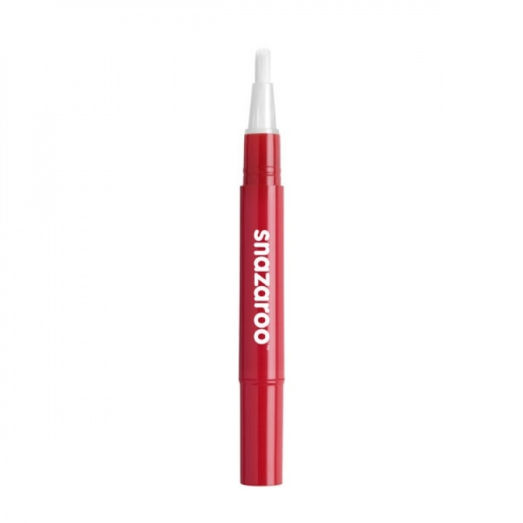 Snazaroo Ansiktsfärg penslar 3st, Röd/Guld/Blå