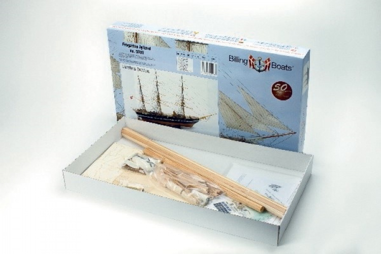 1:100 Fregatten Jylland limited editi -Wooden hull 1:100 Fregatten Jylland limited editi -Wooden hull
