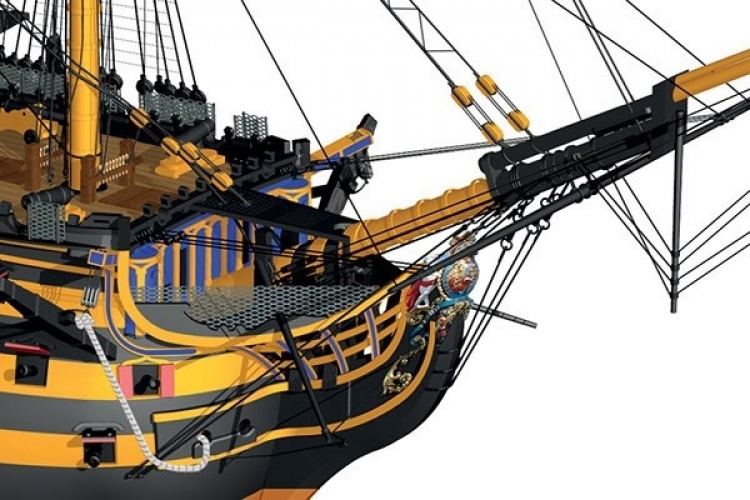 1:75 HMS Victory -Wooden hull 1:75 HMS Victory -Wooden hull