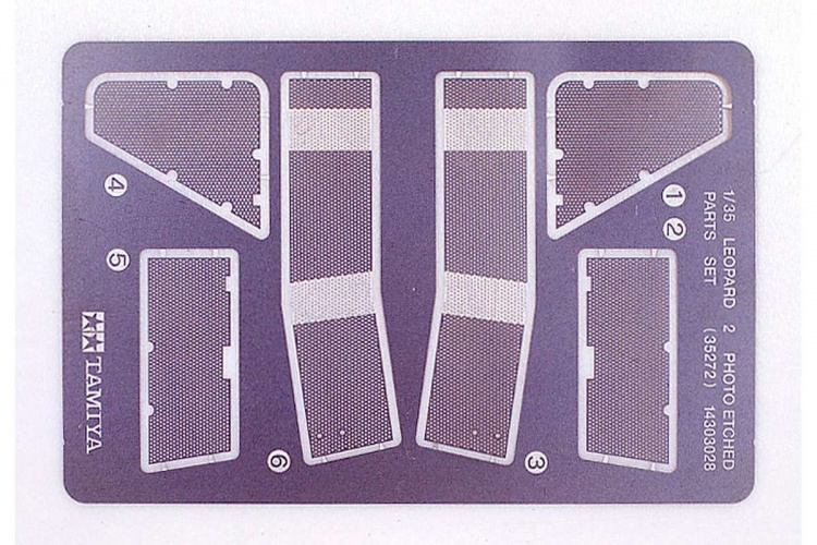 Tamiya 1/35 Leopard 2 A5/A6 PE Parts Set