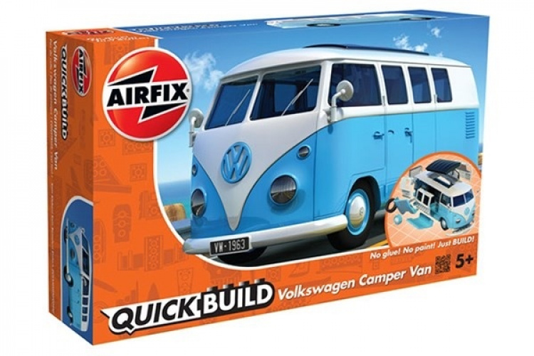 Airfix Quick Build VW Camper Van - Blue