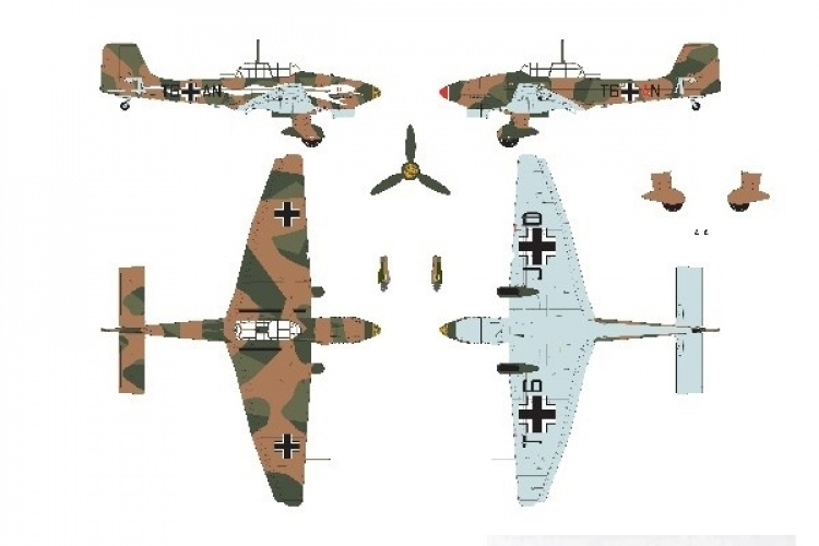 Airfix Junkers JU87B-2/R-2 1:48