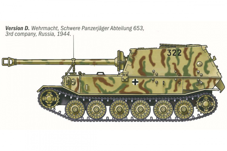 Italeri 1:35 Sd.Kfz.184 PanzerJaeger Elefant