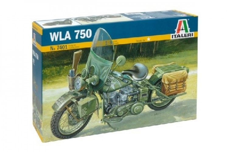 Italeri 1:9 WLA 750 US Military Motorcycles