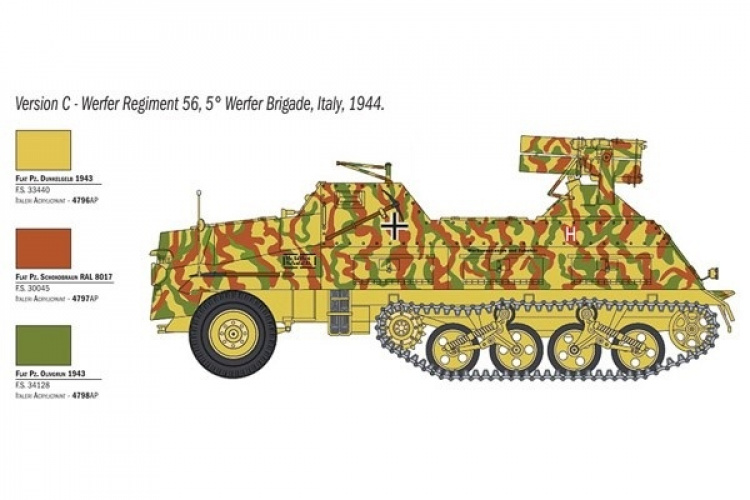 Italeri 1:35 15 cm. PANZERWERFER 42