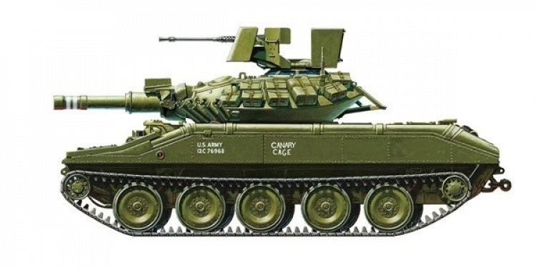 Tamiya 1:35 U.S. Airborne Tank M551 Sheridan (Vietnam War