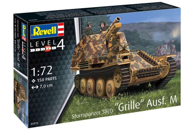 Revell 1:72 Sturmpanzer 38(t) säleikkö Ausf. M