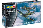 Revell 1:72 Combat Set Bf109G-10 & Spitfire Mk.V