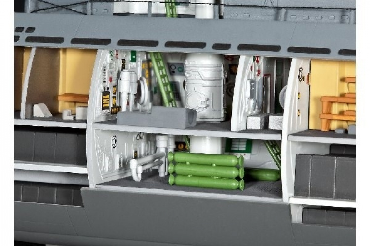Revell U-Boat XXI Type w, Interieur