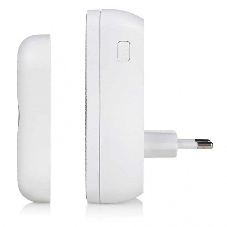 Byron Trådlös dörrklocka med tygfront Plug-in 230V Byron Trådlös dörrklocka med tygfront Plug-in 230V