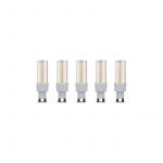 LED-lamppu, G9, 8W, 230V, 4500K, 5-pack, valkoinen neutraali