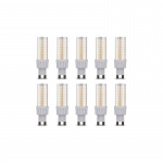 LED-lamppu, G9, 8W, 230V, 4500K, 10-pack, valkoinen neutraali