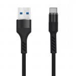 MXUC-01 USB-C-kaapeli (2A) pikalataus, musta