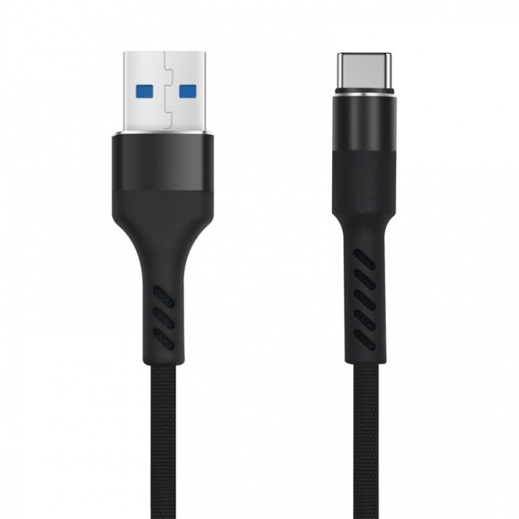 MXUC-01 USB-C-kaapeli (2A) pikalataus, musta