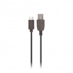 MXTC-01 USB-seinälaturi, pikalataus (2.1A) + microUSB-kaapeli, musta