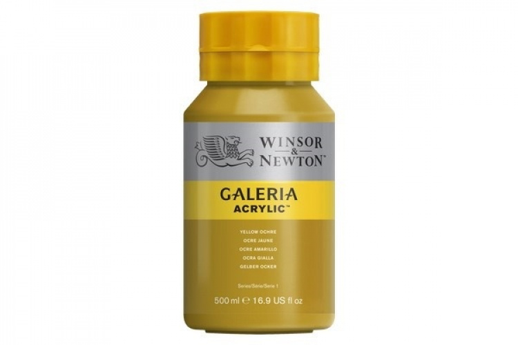 Galeria Acrylic 500Ml Yellow Ochre 744 Galeria Acrylic 500Ml Yellow Ochre 744