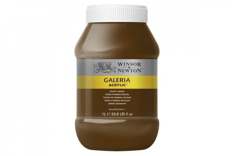 Galeria Acrylic 1L Burnt Umber 076
