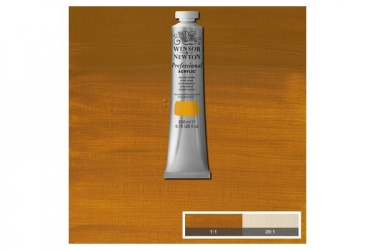 Prof Acrylic 200ML YELLOW OCHRE 744